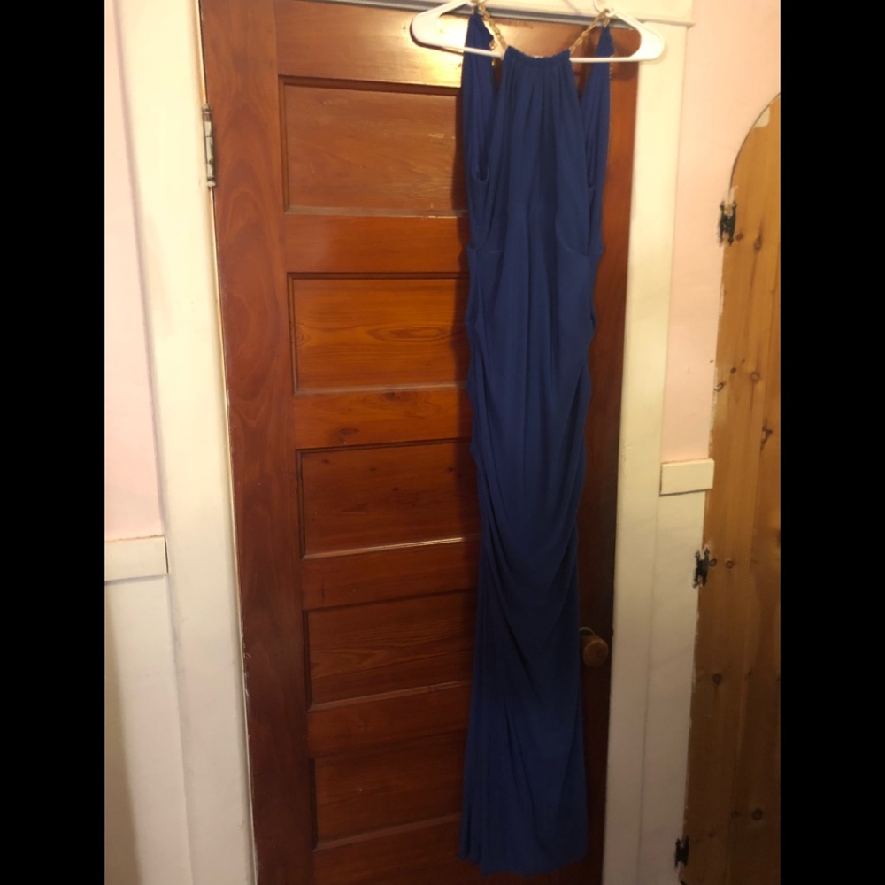 Long elegant blue dress worn once